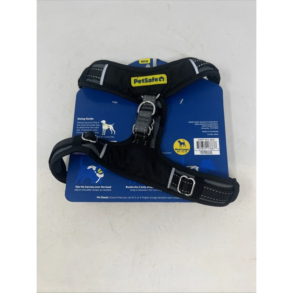 PetSafe Easy Walk Comfort No-Pull Dog Harness Size Medium/Large Fit 45-75 Lbs